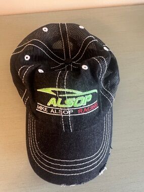 Mike Alsop Racing Black Embroidered Baseball Cap